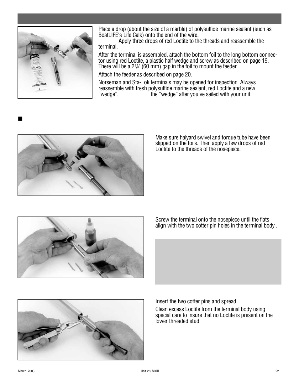 Assembly | Harken 948 MKIII Jib Reefing & Furling User Manual | Page 43 / 78