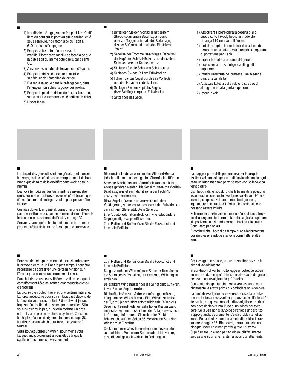 Harken 948 MKIII Jib Reefing & Furling User Manual | Page 62 / 78