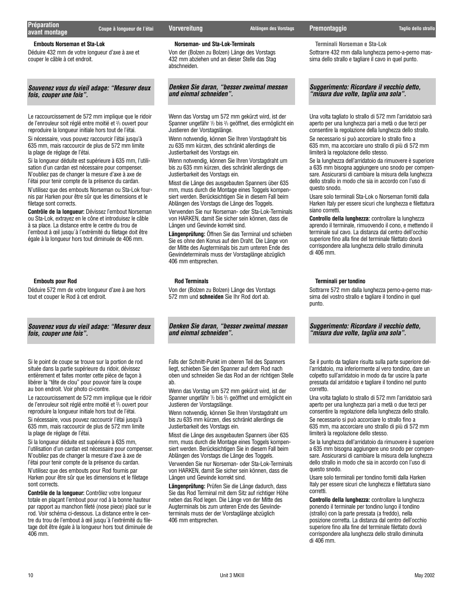 Harken 1036 MKIII Jib Reefing & Furling User Manual | Page 18 / 78