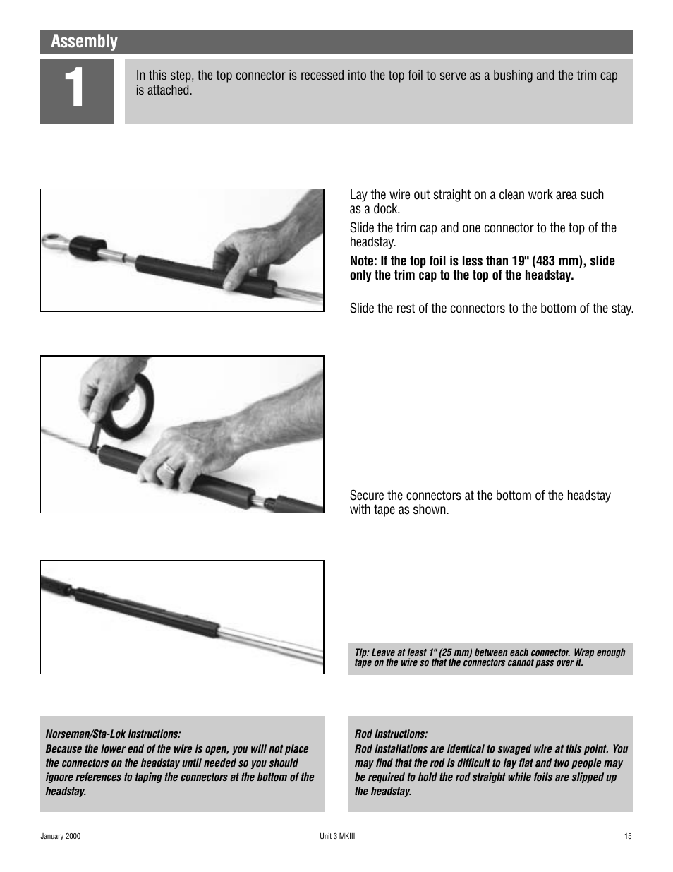 Assembly | Harken 1036 MKIII Jib Reefing & Furling User Manual | Page 29 / 78