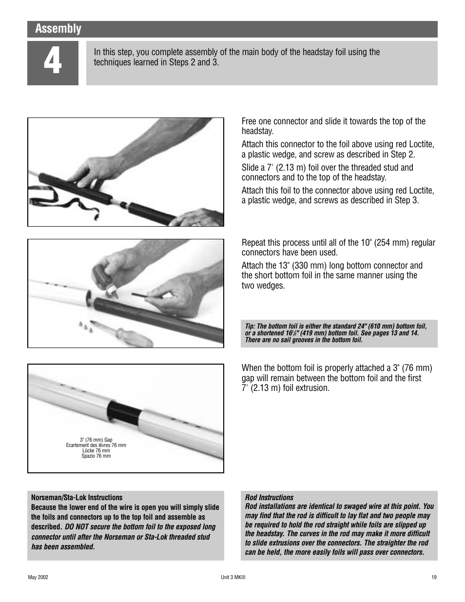 Assembly | Harken 1036 MKIII Jib Reefing & Furling User Manual | Page 37 / 78