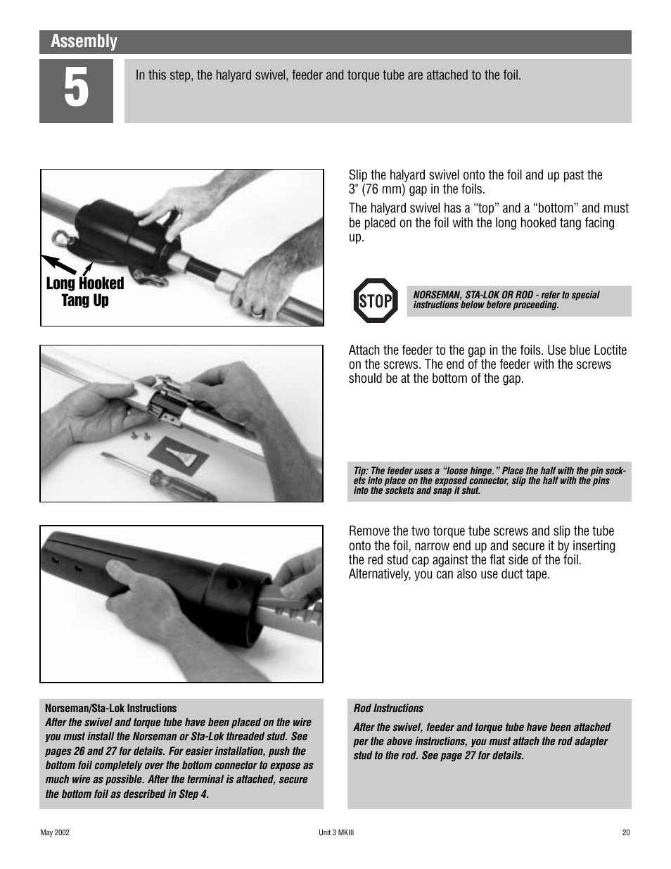 Assembly | Harken 1036 MKIII Jib Reefing & Furling User Manual | Page 39 / 78
