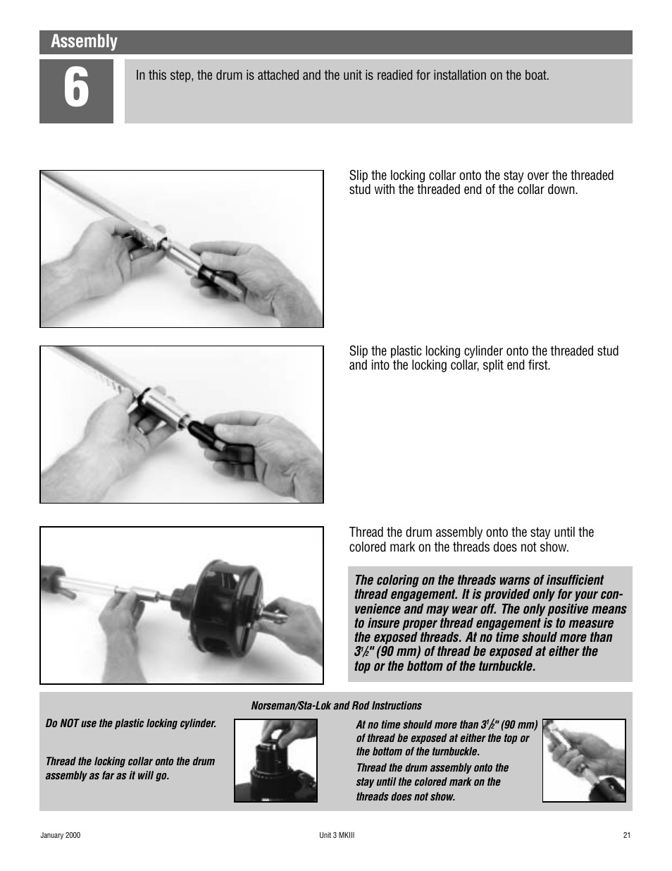 Assembly | Harken 1036 MKIII Jib Reefing & Furling User Manual | Page 41 / 78