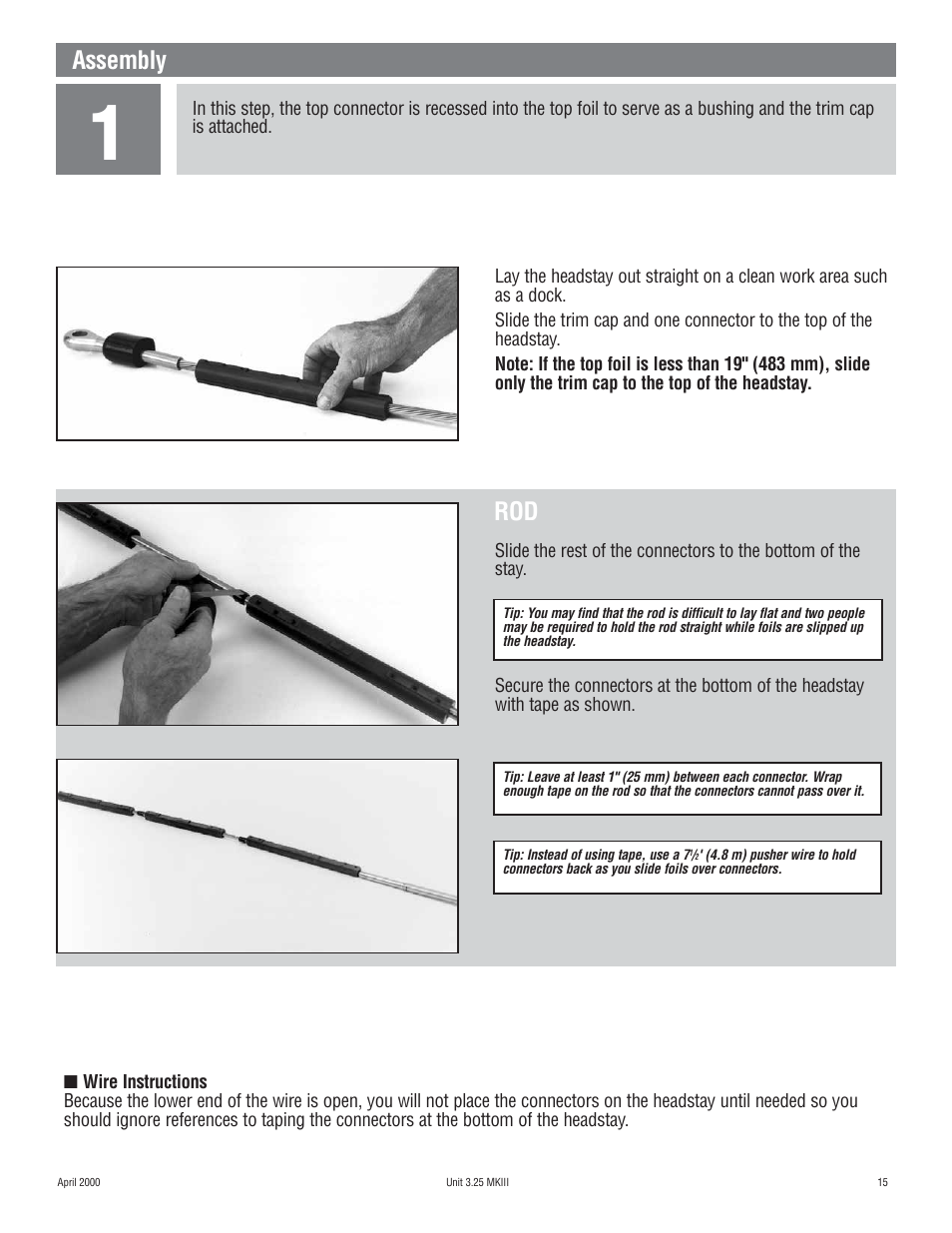 Assembly | Harken 1080 MKIII Jib Reefing & Furling User Manual | Page 29 / 78