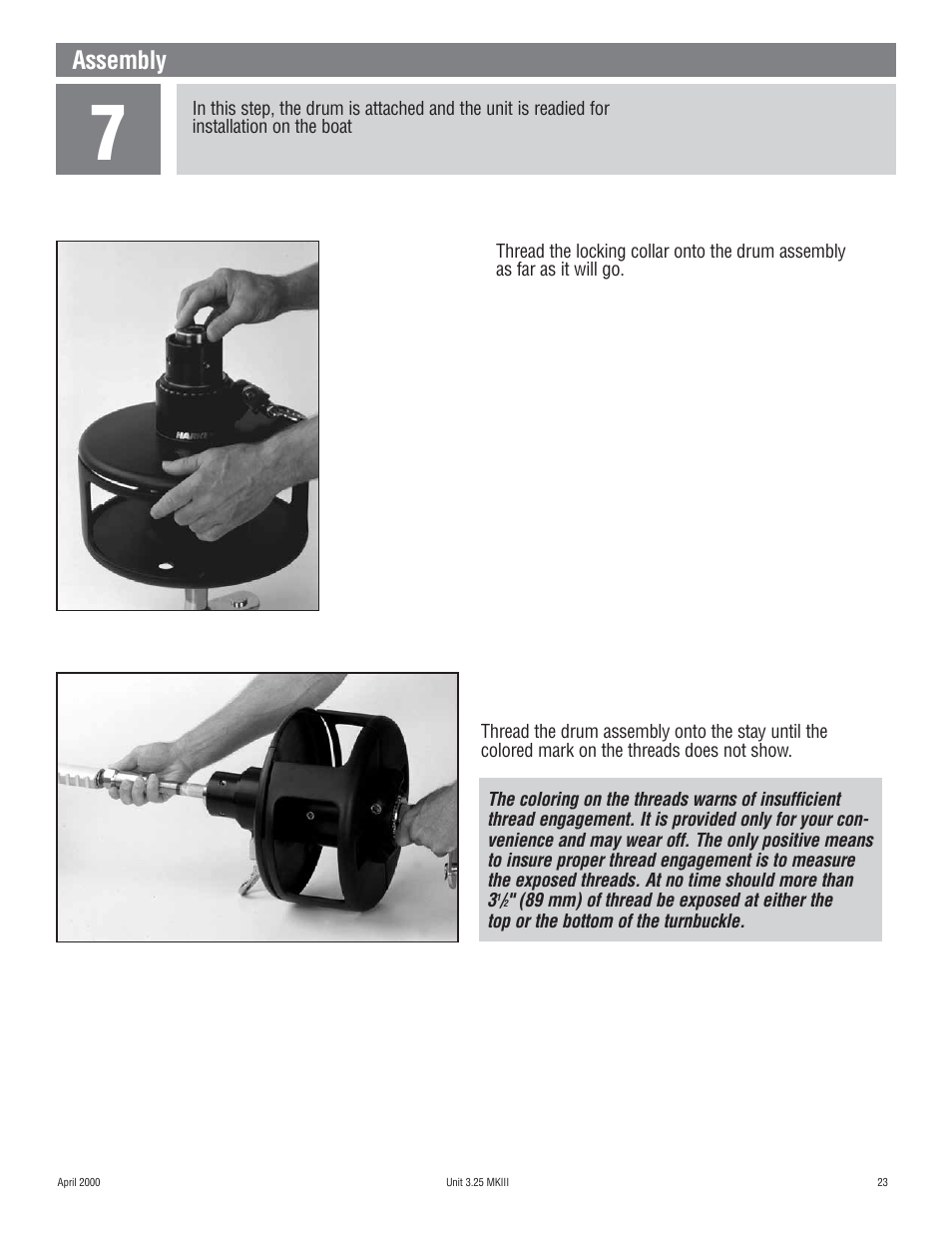 Assembly | Harken 1080 MKIII Jib Reefing & Furling User Manual | Page 45 / 78