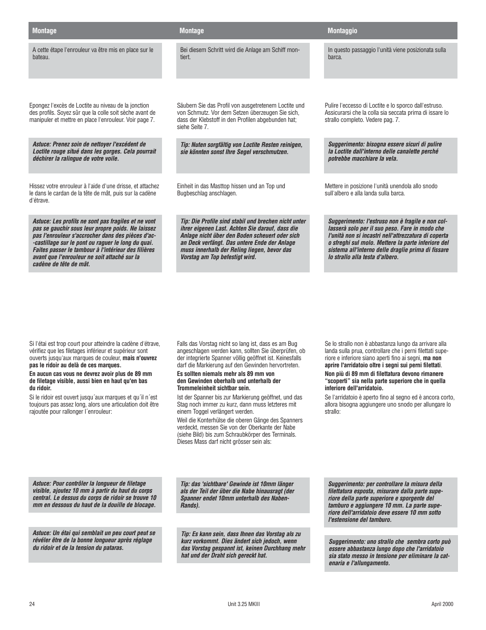 Harken 1080 MKIII Jib Reefing & Furling User Manual | Page 46 / 78