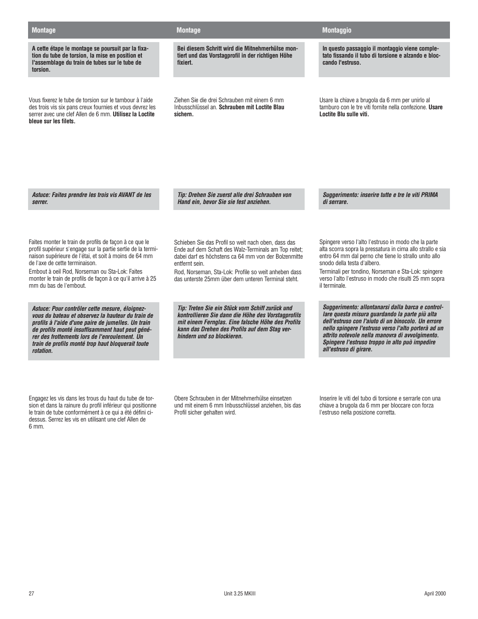 Harken 1080 MKIII Jib Reefing & Furling User Manual | Page 52 / 78