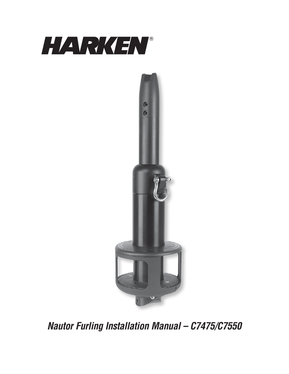 Harken C7475 MKIII Jib Reefing & Furling User Manual | 12 pages