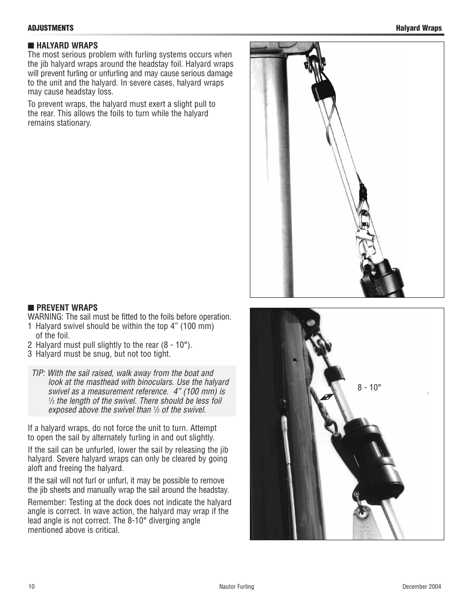 Harken C7475 MKIII Jib Reefing & Furling User Manual | Page 10 / 12