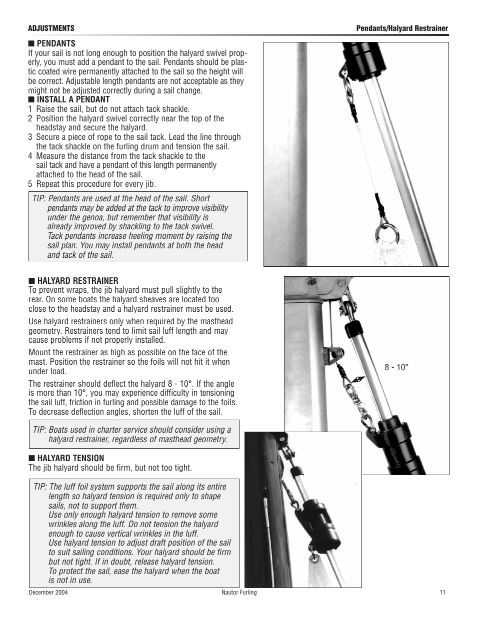 Harken C7475 MKIII Jib Reefing & Furling User Manual | Page 11 / 12
