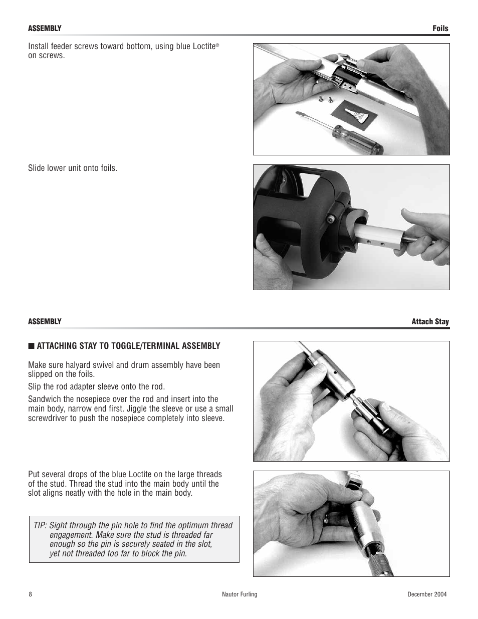 Harken C7475 MKIII Jib Reefing & Furling User Manual | Page 8 / 12