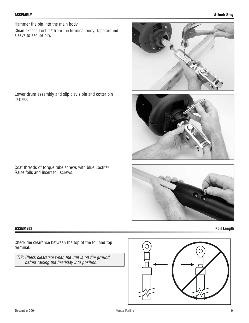 Harken C7475 MKIII Jib Reefing & Furling User Manual | Page 9 / 12