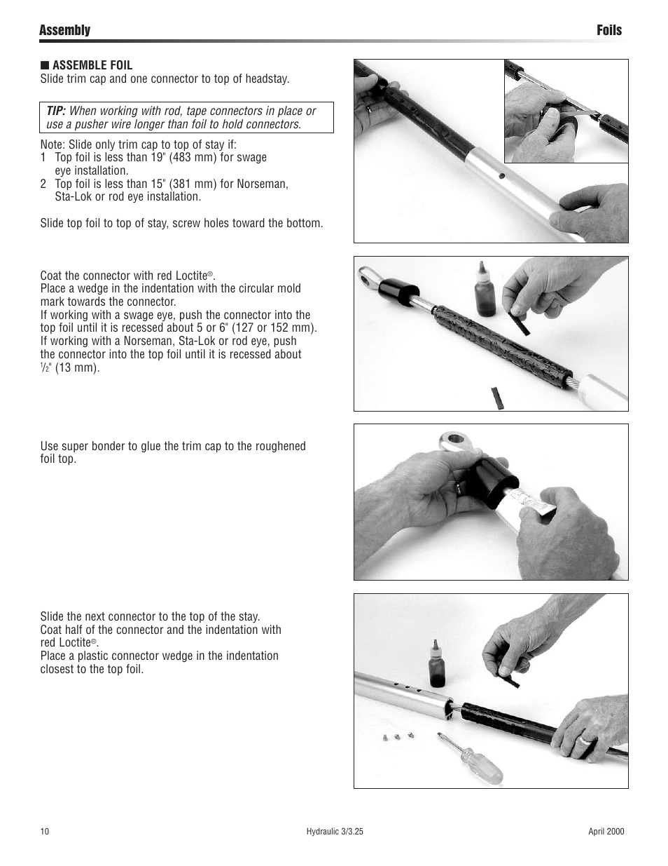 Harken 1027 MKIII Hydraulic Jib Reefing & Furling User Manual | Page 10 / 24