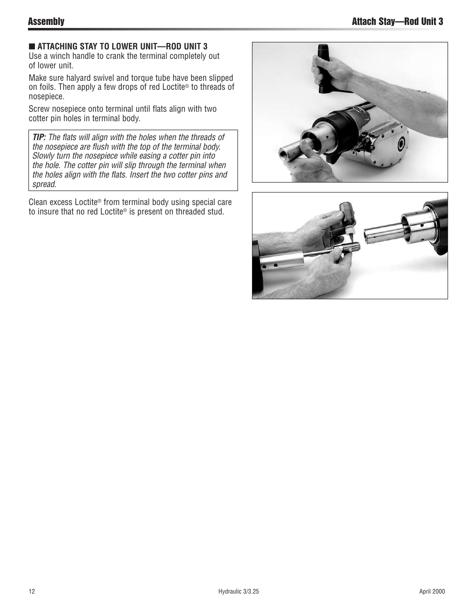 Harken 1027 MKIII Hydraulic Jib Reefing & Furling User Manual | Page 12 / 24