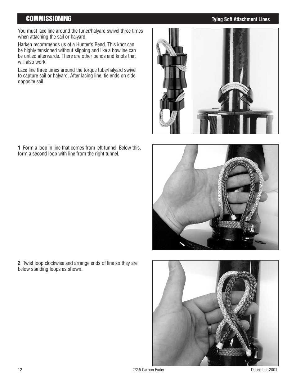 Commissioning | Harken 1093 Carbon Jib Reefing & Furling User Manual | Page 12 / 18