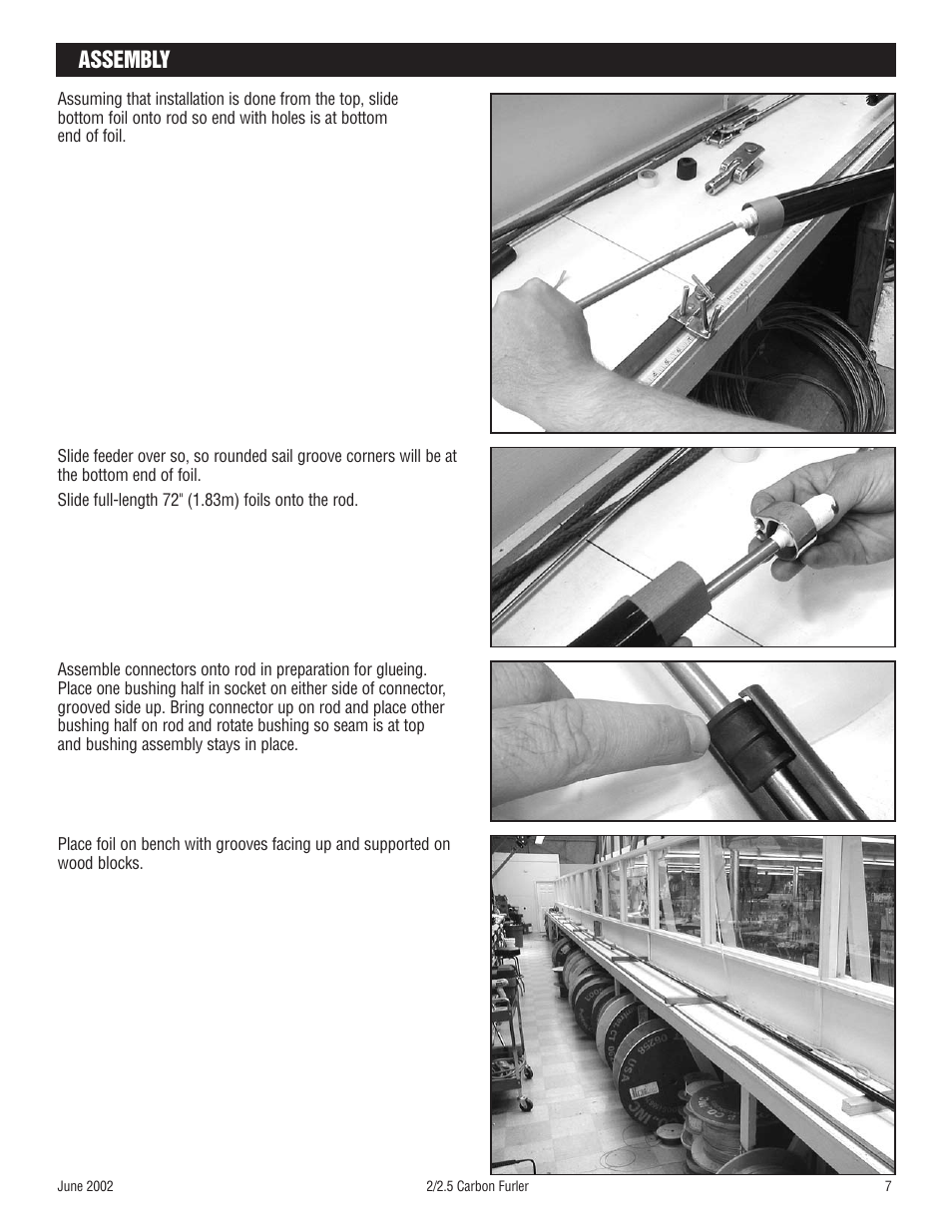 Assembly | Harken 1093 Carbon Jib Reefing & Furling User Manual | Page 7 / 18