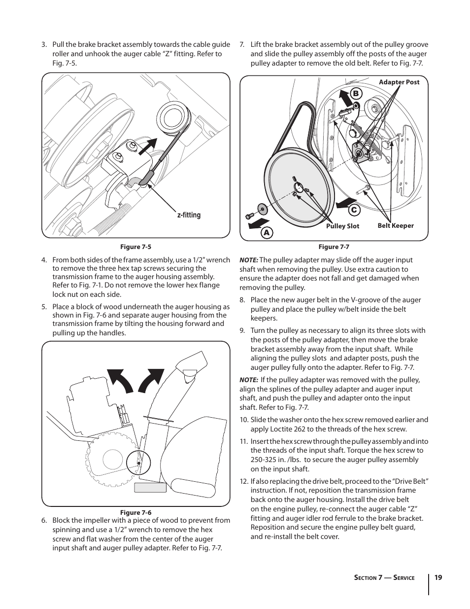 Cub Cadet 945 SWE User Manual | Page 19 / 27