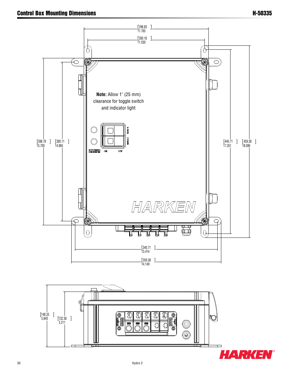 Harken HYDRO 2 Power Unit  User Manual | Page 30 / 32