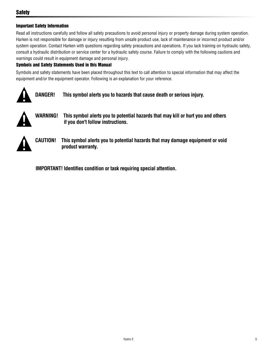 Harken HYDRO 2 Power Unit  User Manual | Page 5 / 32