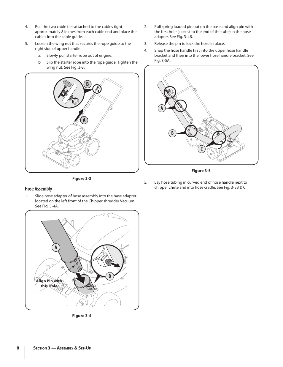 Hose assembly | Cub Cadet CSV 050 User Manual | Page 8 / 60