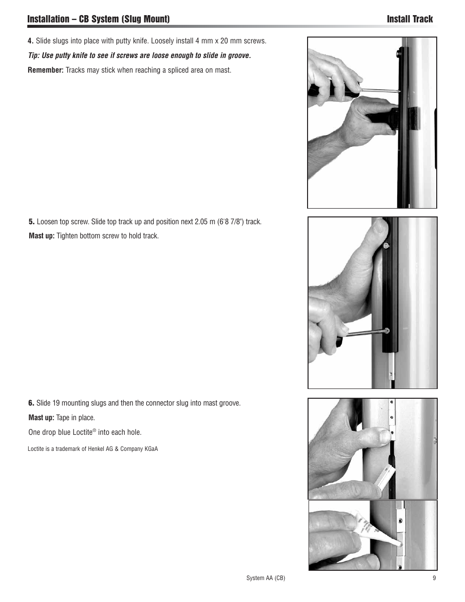 Harken 3813 System AA Battcar User Manual | Page 9 / 20