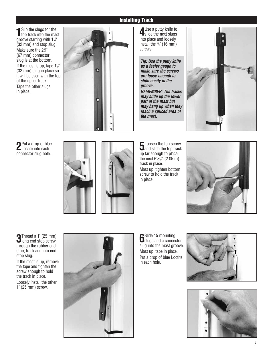 Harken 1807, 1807HL System A Battcars: built before 2005 User Manual | Page 7 / 20