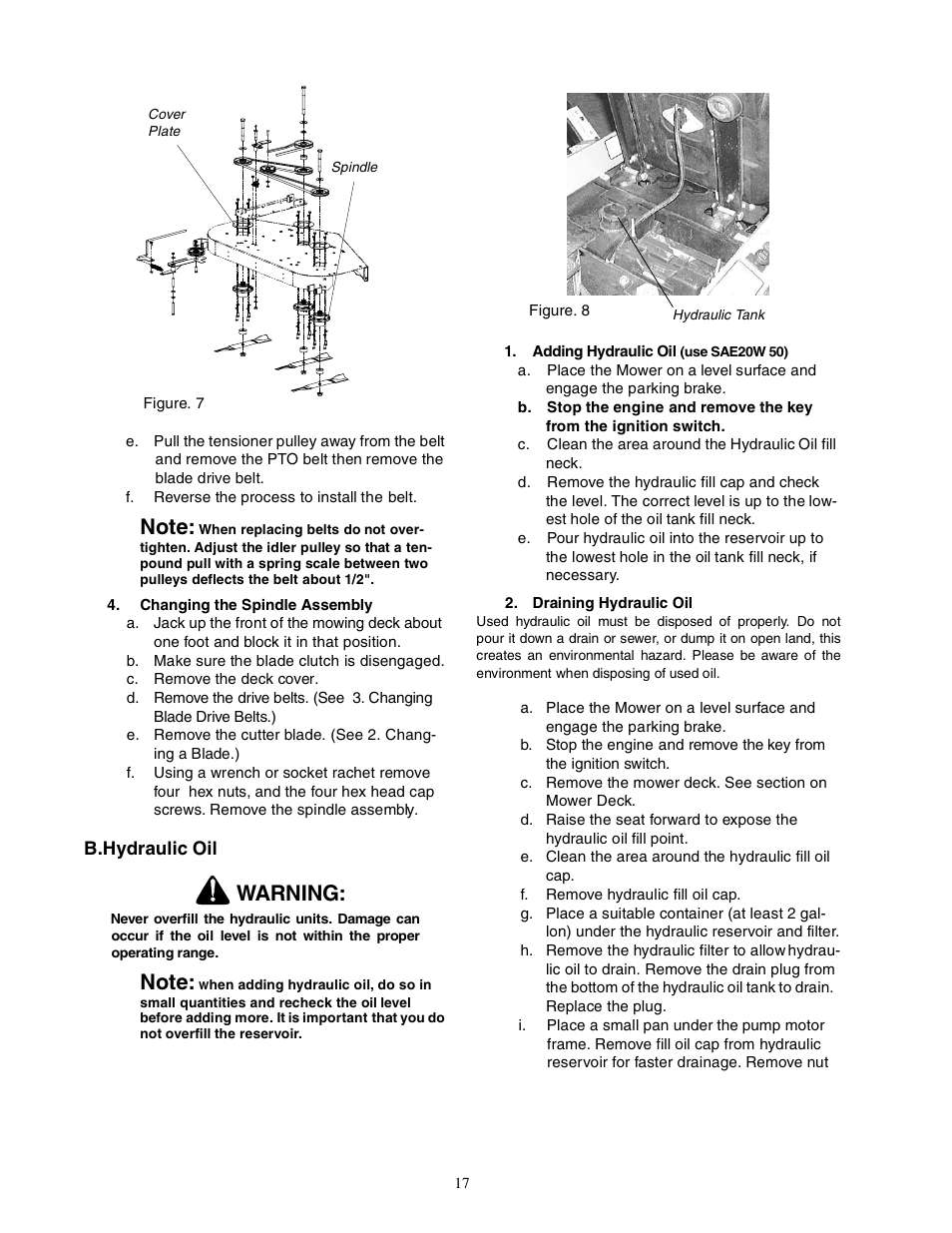 Warning | Cub Cadet Zero-Turn Commercial Riding Mower User Manual | Page 17 / 32