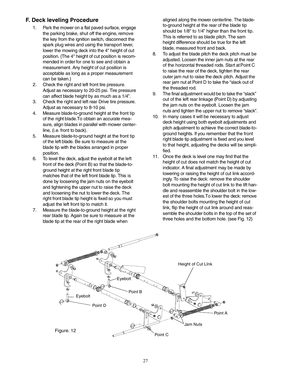 Cub Cadet Zero-Turn Commercial Riding Mower User Manual | Page 27 / 32