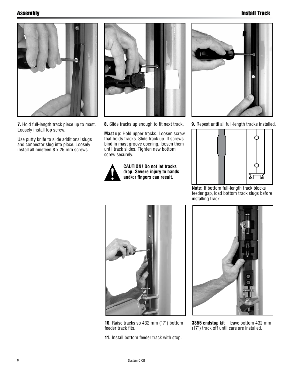 Harken 3867 System C CB Battcars: built 2008 to present User Manual | Page 8 / 16