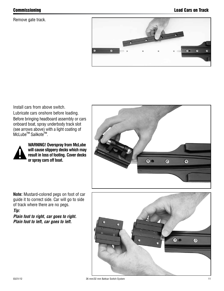 Harken HC9045 Battcar Switch System User Manual | Page 11 / 20