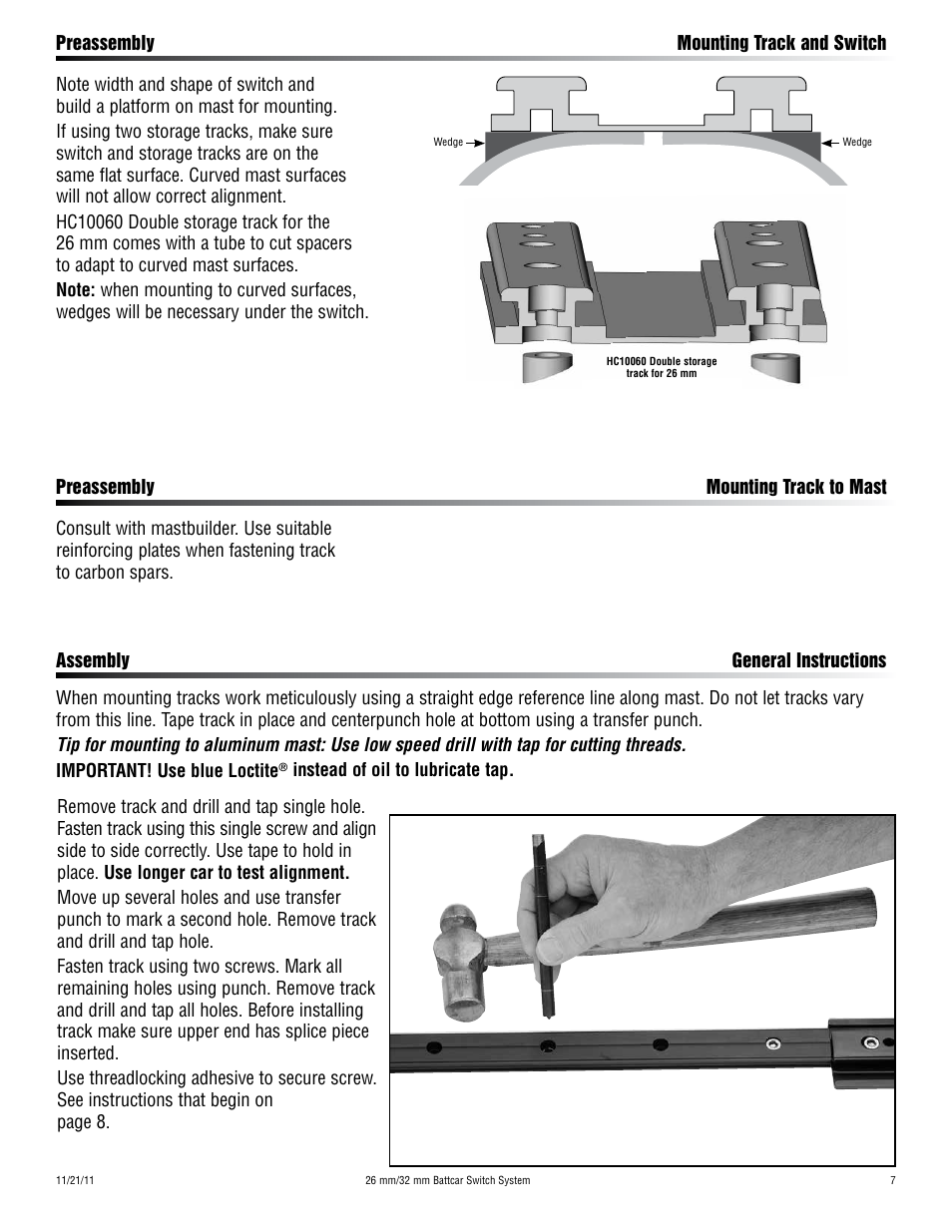 Harken HC9045 Battcar Switch System User Manual | Page 7 / 20