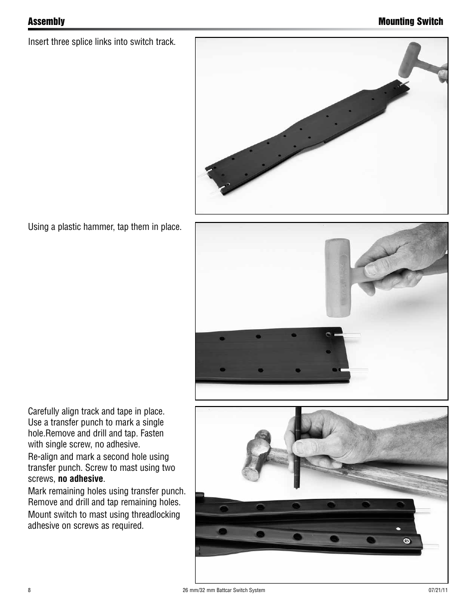Harken HC9045 Battcar Switch System User Manual | Page 8 / 20