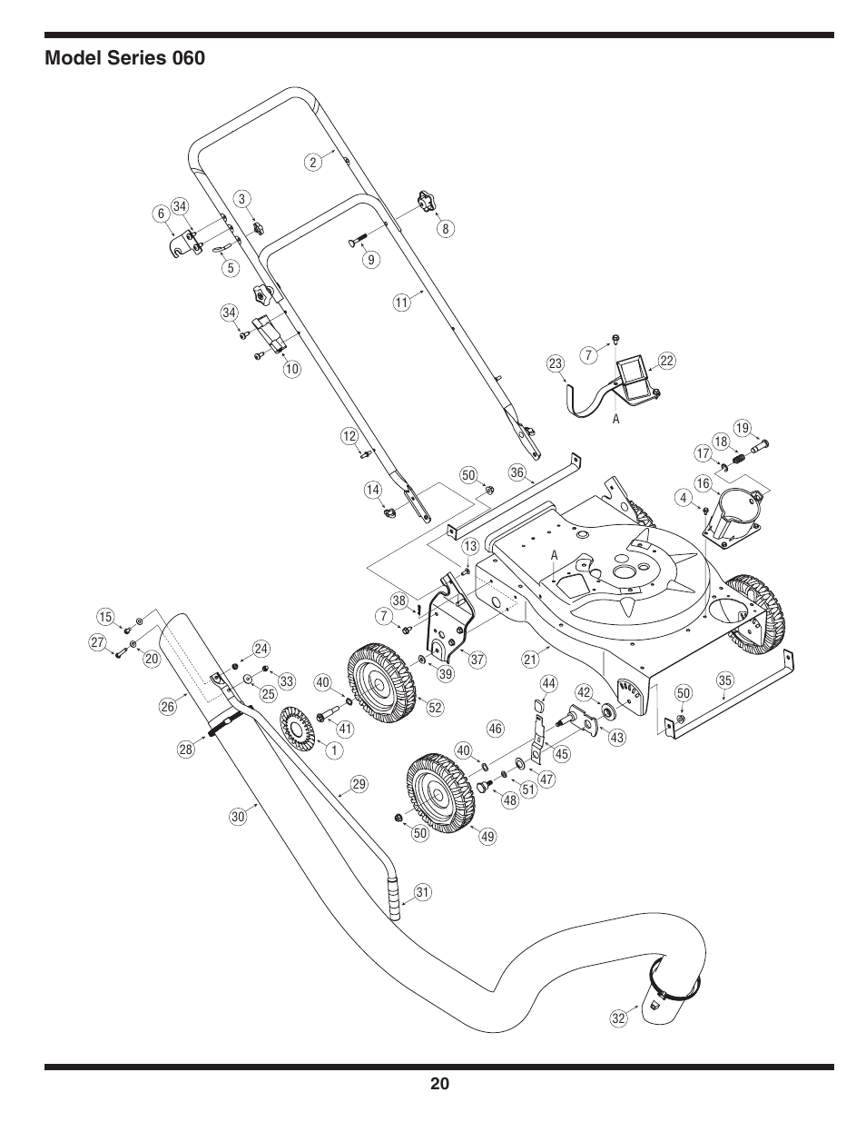 Model series 060 | Cub Cadet 60 User Manual | Page 20 / 24