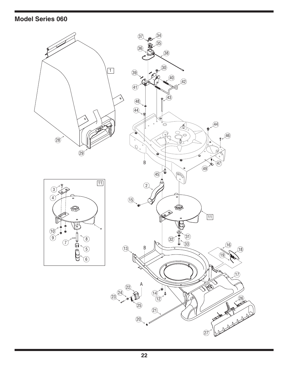 Model series 060 | Cub Cadet 60 User Manual | Page 22 / 24
