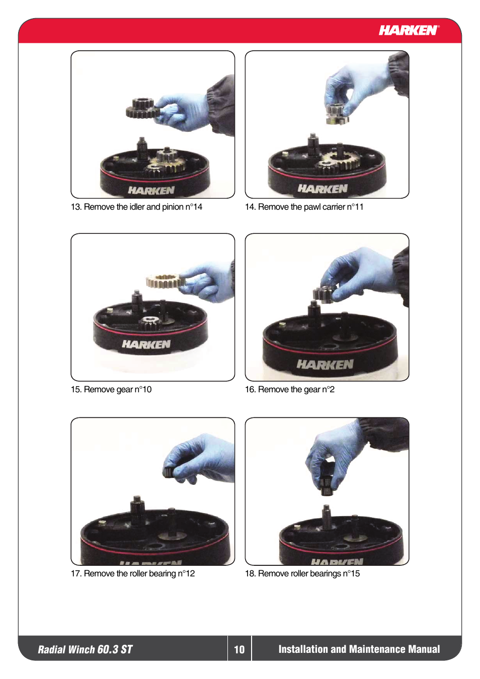 3 st | Harken 60.3ST Winche User Manual | Page 10 / 19
