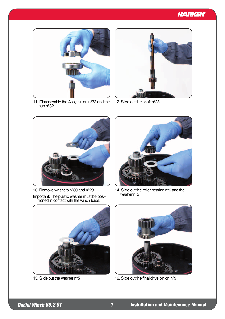 2 st | Harken 80.2ST Winche User Manual | Page 7 / 18
