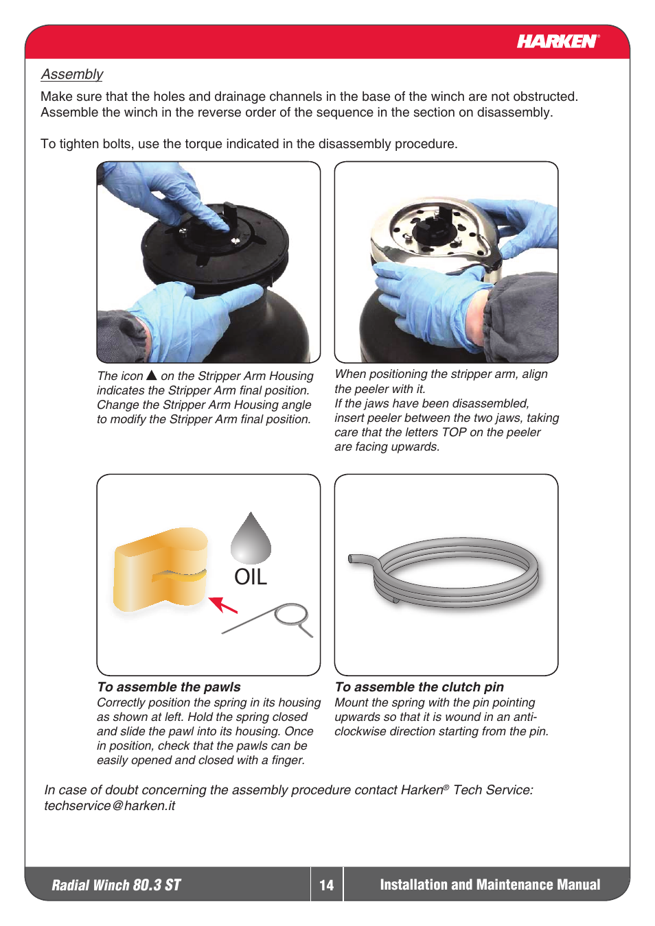 3 st | Harken 80.3ST Winche User Manual | Page 14 / 19