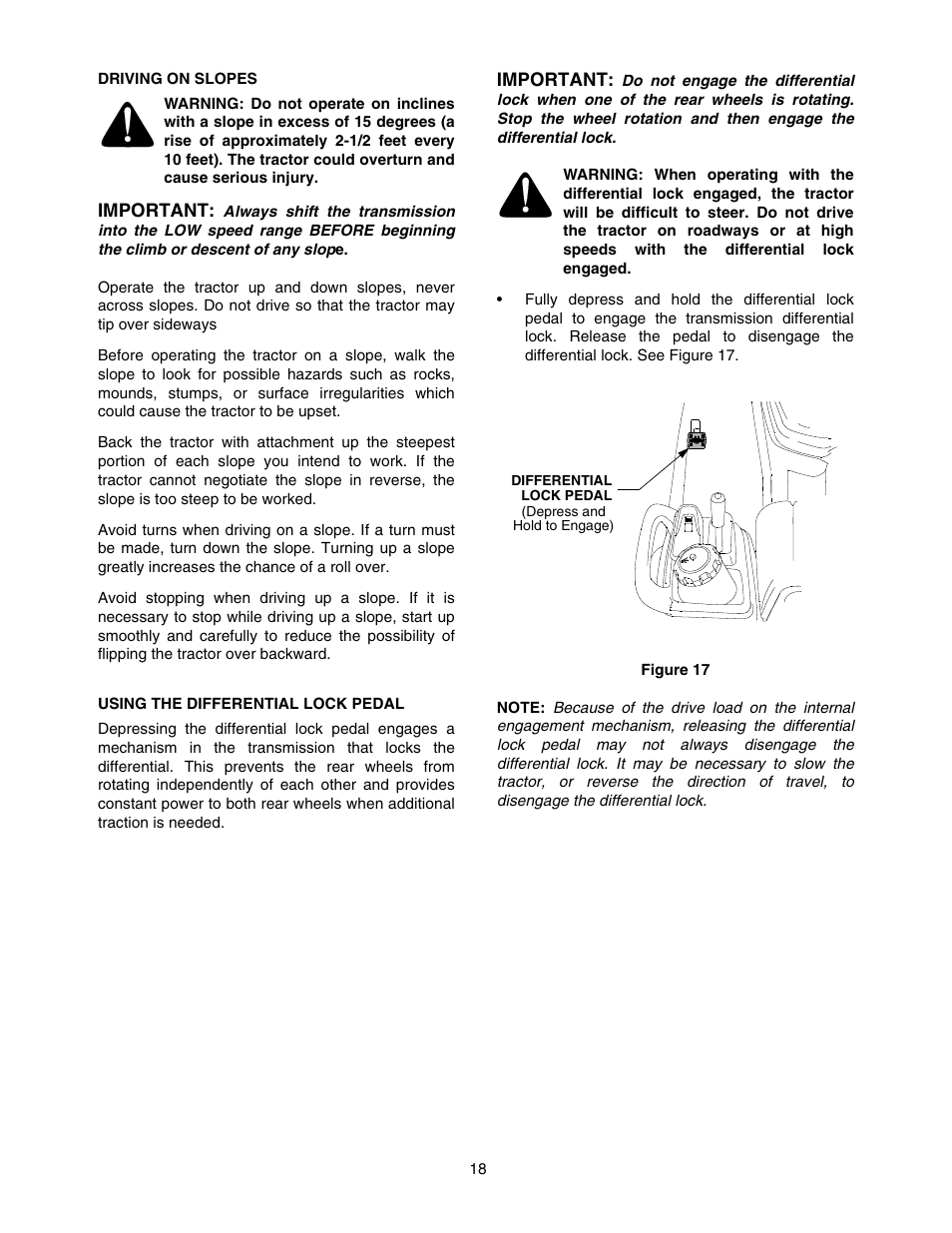 Cub Cadet 5252 User Manual | Page 18 / 56