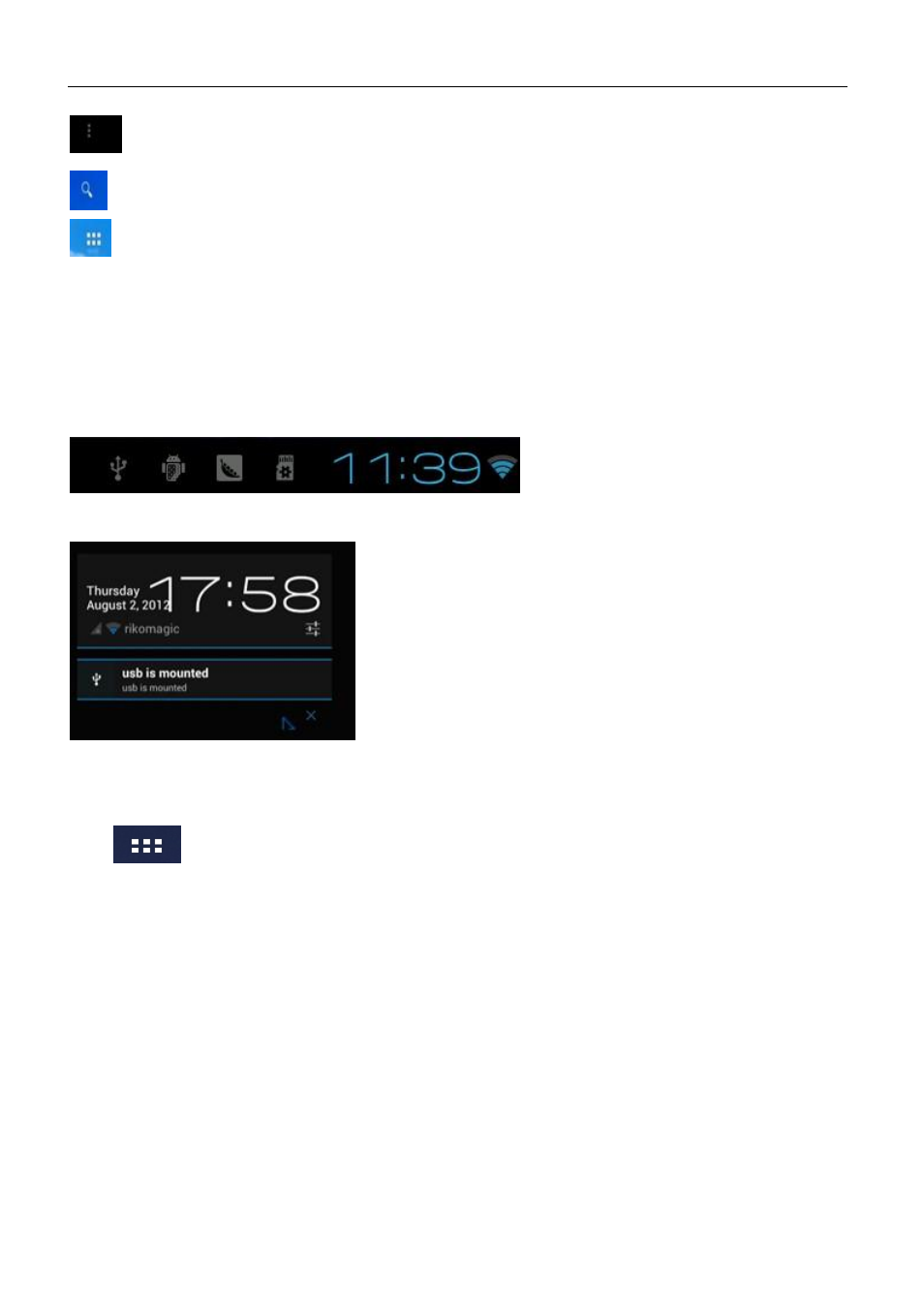 2 status bar, 3 application | HB Optoelectronic HBD400 User Manual | Page 11 / 21