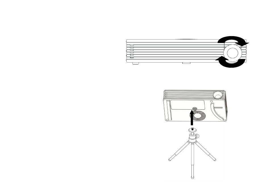 Adjust focus, Using the tripod | HB Optoelectronic HBP200 User Manual | Page 14 / 43