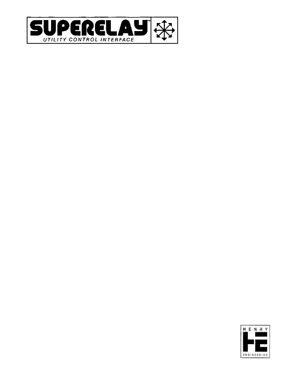 Henry Engineering SUPERELAY User Manual | 2 pages