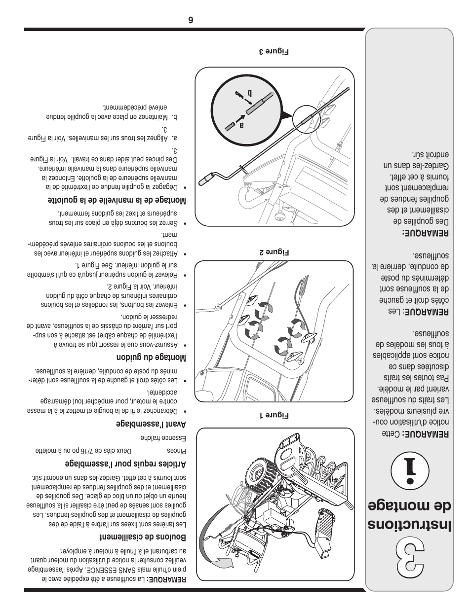 Ins tru ctio ns de mon tag e | Cub Cadet 769-03268 User Manual | Page 51 / 56