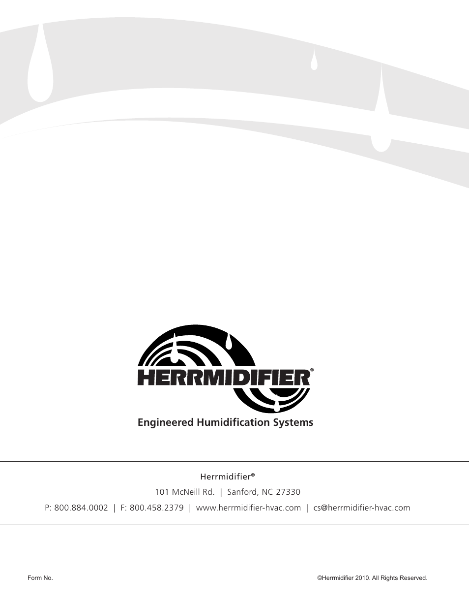 Engineered humidification systems | Herrmidifier Load Calculator User Manual | Page 22 / 22