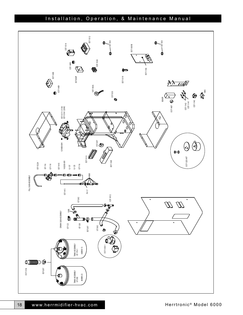 Herrtronic, Model 6000 | Herrmidifier Herrtronic 6000 Series User Manual | Page 18 / 24