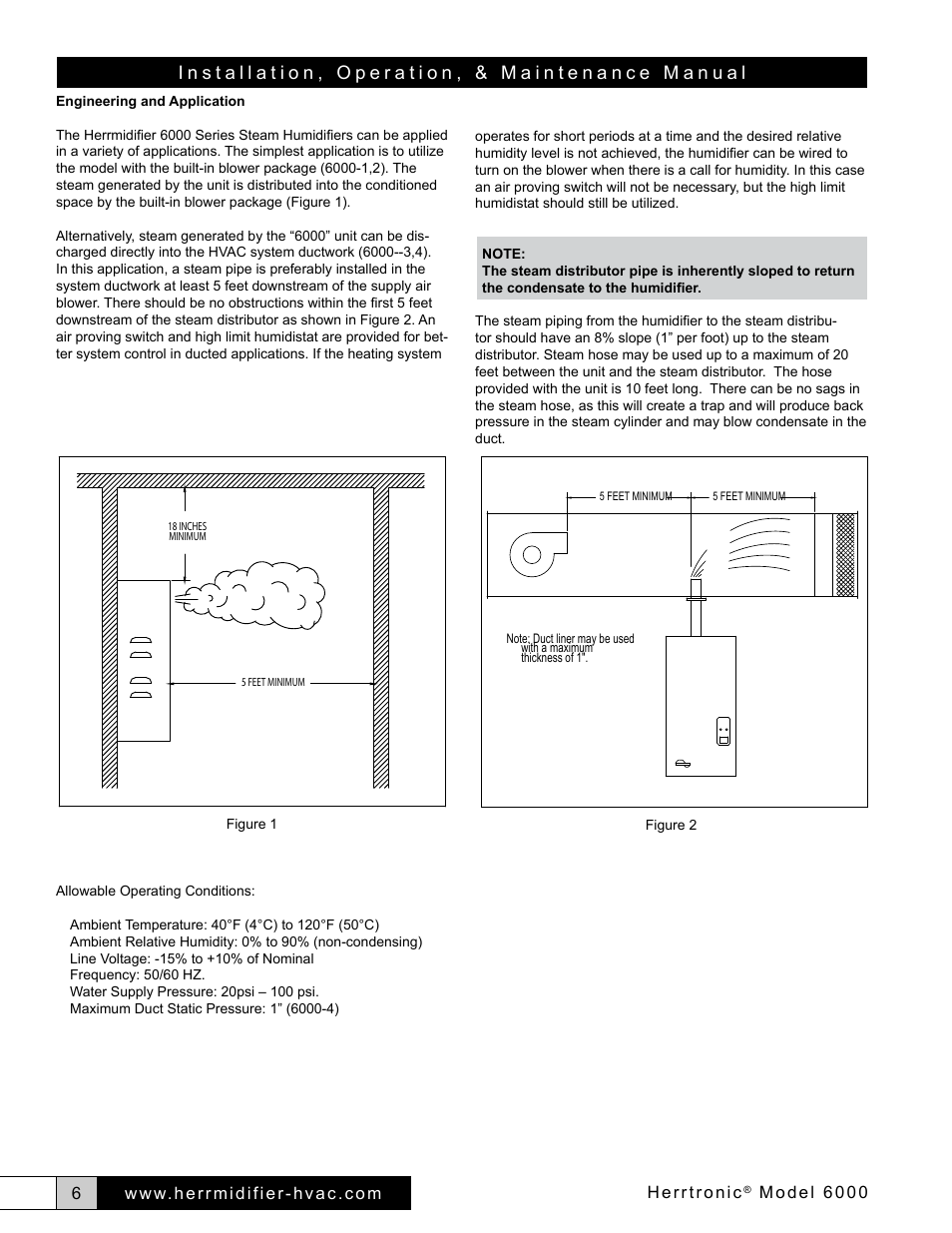 Herrmidifier Herrtronic 6000 Series User Manual | Page 6 / 24