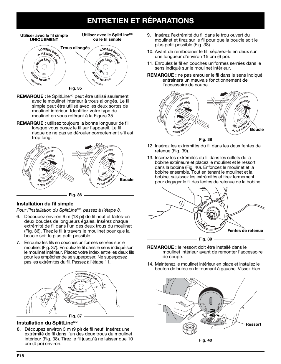 Entretien et réparations | Cub Cadet CC4075 User Manual | Page 48 / 88