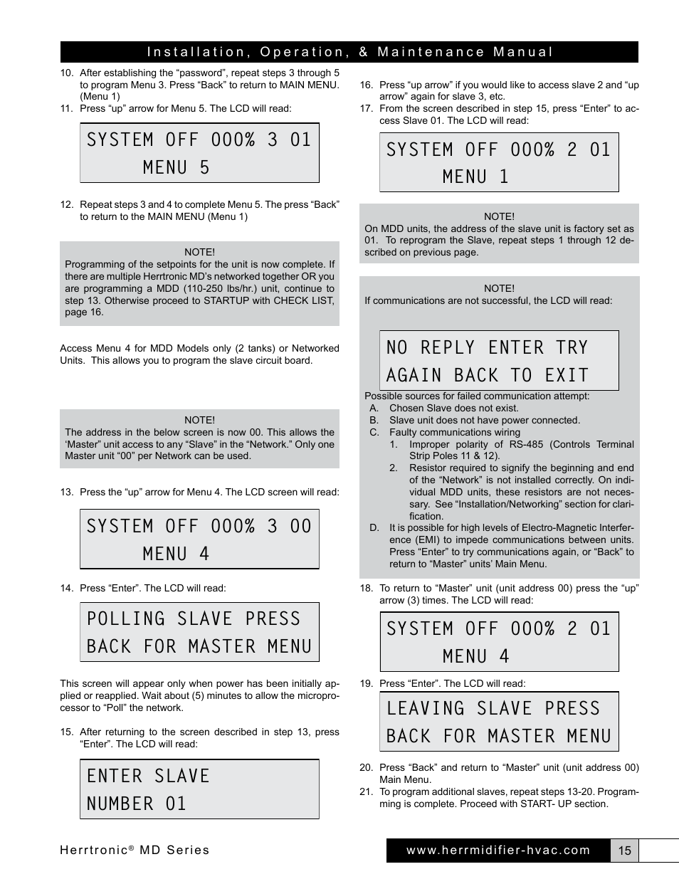 Herrmidifier Herrtronic MD User Manual | Page 15 / 36