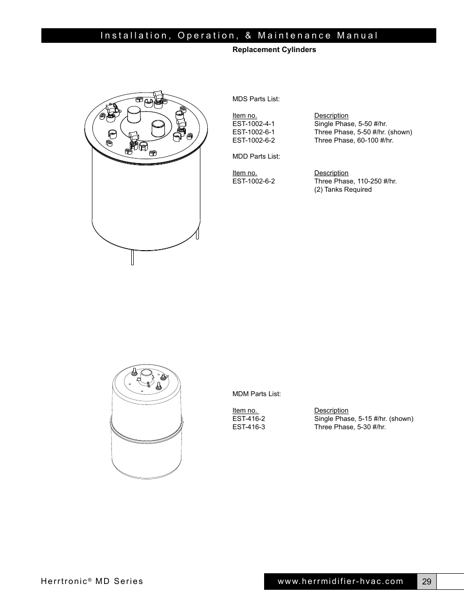 Herrmidifier Herrtronic MD User Manual | Page 29 / 36