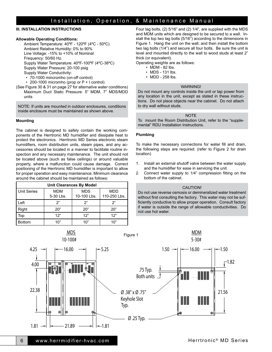 Herrmidifier Herrtronic MD User Manual | Page 6 / 36