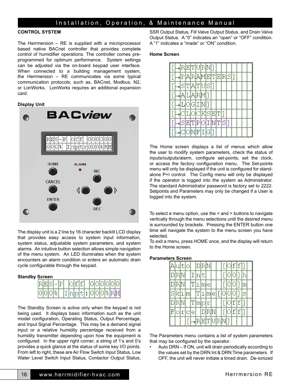 Herrmidifier Herrmersion RE User Manual | Page 16 / 24